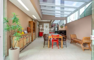 Casa em condomínio fechado com 5 quartos à venda na rua ivo ferro, 323, uberaba, curitiba, 156 m2 por r$ 940.000