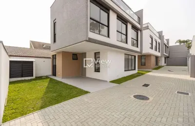 Casa em condomínio fechado com 3 quartos à venda na rua doutor nelson de souza pinto, 363, são lourenço, curitiba, 122 m2 por r$ 990.000