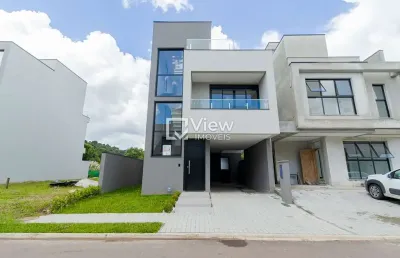 Casa em condomínio fechado com 3 quartos à venda na rua irma schreiner maran, 503, santa cândida, curitiba, 170 m2 por r$ 1.290.000
