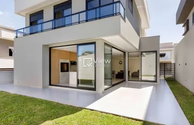Casa em condomínio fechado com 4 quartos à venda na rua ângelo bom, 196, ecoville, curitiba, 373 m2 por r$ 3.990.000