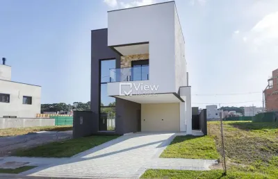 Casa em condomínio fechado com 3 quartos à venda na rua irma schreiner maran, 503, santa cândida, curitiba, 116 m2 por r$ 869.000