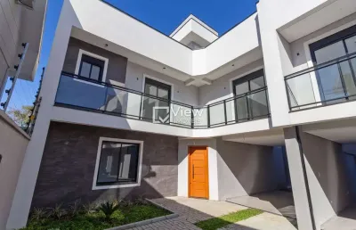 Casa em condomínio fechado com 3 quartos à venda na rua gerônimo muraro, 894, santa felicidade, curitiba, 176 m2 por r$ 1.000.000