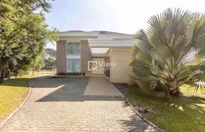 Casa em condomínio fechado com 4 quartos à venda na avenida francisco vieira de araújo, planta o recanto, piraquara, 455 m2 por r$ 5.499.000