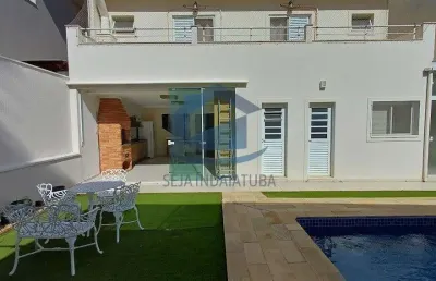 Casa em condomínio fechado com 4 quartos à venda na rua kikuo imanishi, 75, chácara areal, indaiatuba, 300 m2 por r$ 2.250.000
