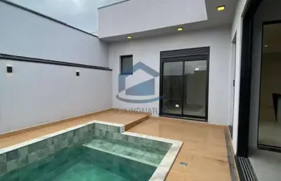 Casa em condomínio fechado com 3 quartos à venda na márcio josé battistuci, 28, loteamento park gran reserve, indaiatuba, 156 m2 por r$ 1.390.000