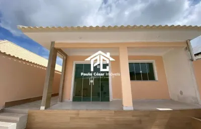 Imperdível oportunidade! casa à venda em araruama-rj, praça da bandeira: 3 quartos, 1 suíte, 1 sala, 1 banheiro, 1 vaga, 147m².
