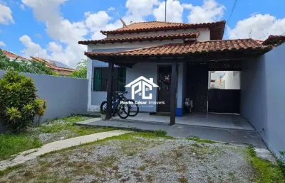 Imperdível! casa à venda em araruama-rj, no parque hotel: 2 quartos, 1 suíte, 1 sala, 2 banheiros, 1 vaga de garagem, 81,98m².