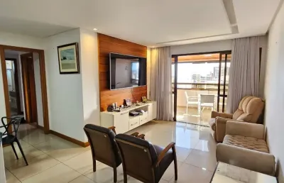Pituba, 136m², 3/4 sendo 2 suítes e 3 vagas. vista mar