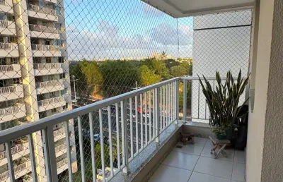 Apartamento à venda no vista patamares 2/4 com varanda gourmet