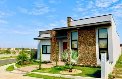 Linda casa de esquina no condomínio la dolce vita em paulínia