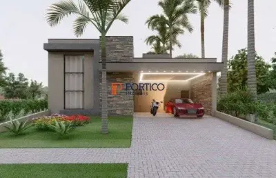 Casa nova em condomínio com 3 suítes e piscina em paulínia