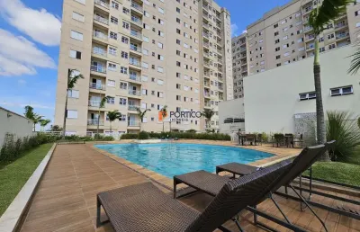 Apartamento com 2 dormitórios à venda no vivare club paulínia.
