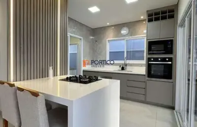 Sobrado com 3 suítes e piscina no portinari paulínia!