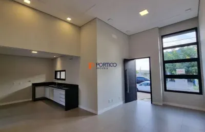 Casa térrea nova à venda em condomínio fechado, paulínia/sp