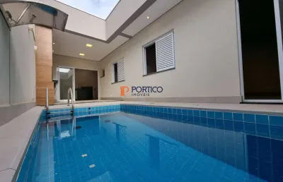 Casa térrea nova à venda em condomínio. paulínia/sp