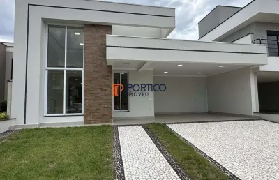 Casa térrea é nova a venda no royal garden em paulínia