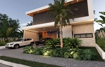 Sobrado com 366 m²,4 suítes à venda no santorini paulínia!