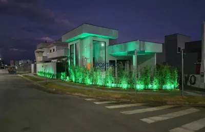 Casa térrea de esquina com 3 suítes e piscina no lírios – paulínia!