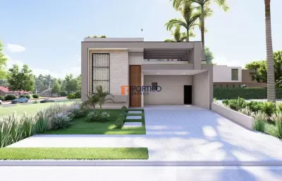 Casa em condomínio fechado com 3 quartos à venda na avenida presidente juscelino kubitschek de oliveira, 3851, parque brasil 500, paulínia, 193 m2 por r$ 1.790.000