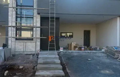 Casa nova com 3 dormitórios e área gourmet no jardim dos lírios