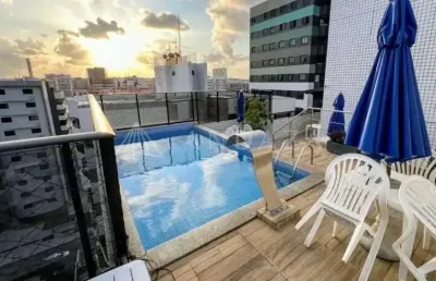 Apartamento com 3 quartos à venda na marechal antônio guedes muniz, 77, jatiúca, maceió, 85 m2 por r$ 665.000