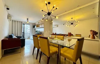 Apartamento com 3 quartos à venda na e, 119, poço, maceió, 74 m2 por r$ 490.000