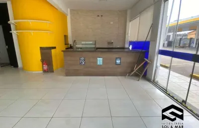 Ponto comercial com 2 salas para alugar na Estrada do Pernambuco, Balneário Praia do Pernambuco, Guarujá