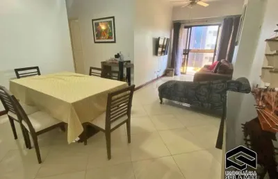 Apartamento com sacada integrada, vista ao mar e lazer completo!