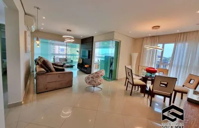 Amplo apartamento, região da brunela, 400m da praia!
