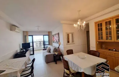 Amplo apartamento com lazer completo, linda vista ao mar!