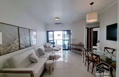 Lindo apartamento em prédio com lazer, apenas 150mts da praia da enseada!