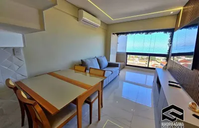 Linda cobertura duplex na enseada, vista maravilhosa!