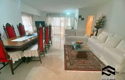 Amplo apto 164m², 04 dormitórios e lazer completo na praia de pitangueiras!