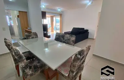 Lindo apto c/ varanda gourmet, vista ao mar e lazer completo à 350m do mar!