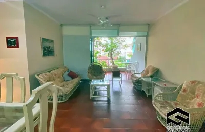 Amplo apartamento, c/ lazer à 350m da praia da enseada