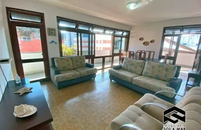 Ampla cobertura penthouse, 04 dormitórios, 02 vagas, à 200m do mar!