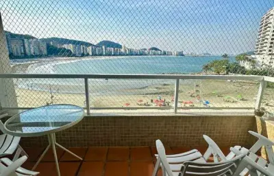 Oportunidade ! amplo apartamento c/ 150m²  e linda vista ao mar