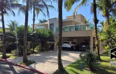 Casa em condomínio fechado com 5 quartos à venda na Rua Um, Balneário Praia do Pernambuco, Guarujá