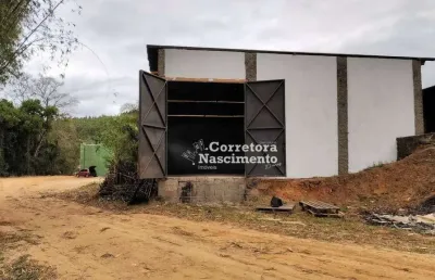 Galpão para alugar, 450 m² por r$ 6.000,00/mês - bandeira branca - jacareí/sp