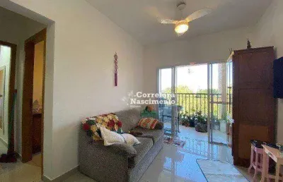 Apartamento com 2 dormitórios à venda, 61 m² por r$ 320.000 - vila machado - jacareí/sp