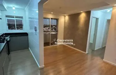 Apartamento com 2 dormitórios para alugar, 64 m² por r$ 3.136/mês - villa branca - jacareí/sp