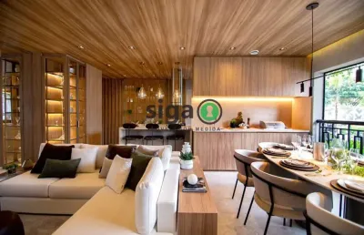 Apartamento a venda no  brooklin com 2 quartos e 2 suítes