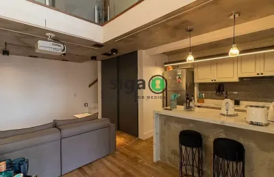 Apartamento duplex a venda na vila nova conceição com 76m2