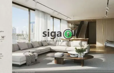 Cobertura duplex para venda no itaim 03 suítes, são paulo - sp