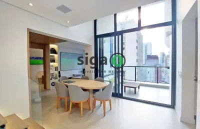 Apartamento totalmente mobiliado e novo no melhor da vila olímpia