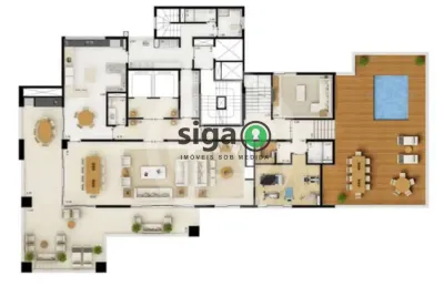 Apartamento venda 04 quartos no condomínio sophistic campo belo