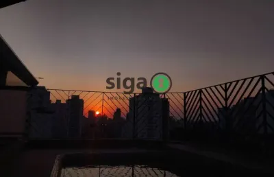 Apartamento duplex a venda com 3 dorm, 1 suíte, com 149m², vila clementino- terraço goumert