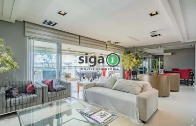 Apartamento na vila romana com 206m², 3 suites, 3 vagas mobiliado para venda ou  locaçâo