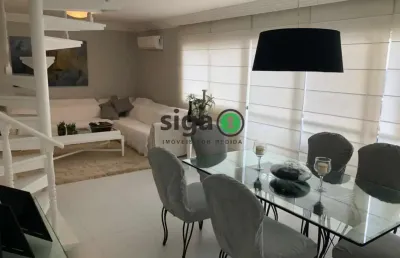 Cobertura 264 m² mobiliada com 3 quartos para locação  no campo belo