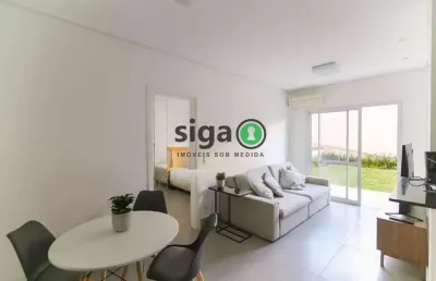 Apartamento garden no jardim leonor | mobiliado, 1 dorm e 2 vagas!